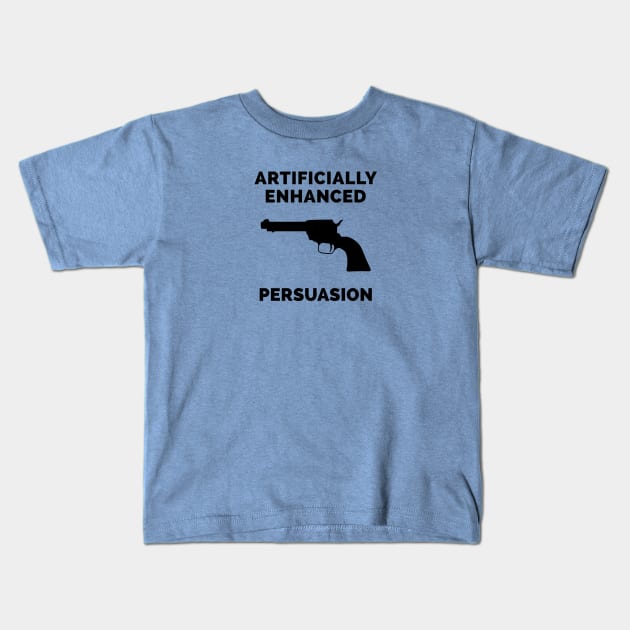 Revolver Enhanced Persuasion Kids T-Shirt by mDan